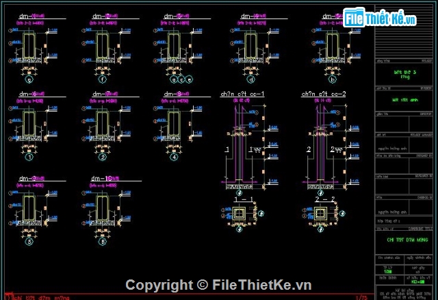 Biệt thự 3 tầng,kích thước13x8.7m,Biệt thự,Kiến trúc,Hồ sơ thiết kế